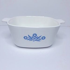 Vintage Corning Ware Blue Cornflower 1 3/4 Quart Timeless Farmhouse Cottagecore